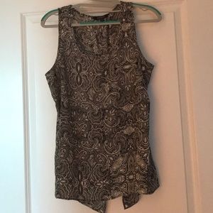 Express split back tank top